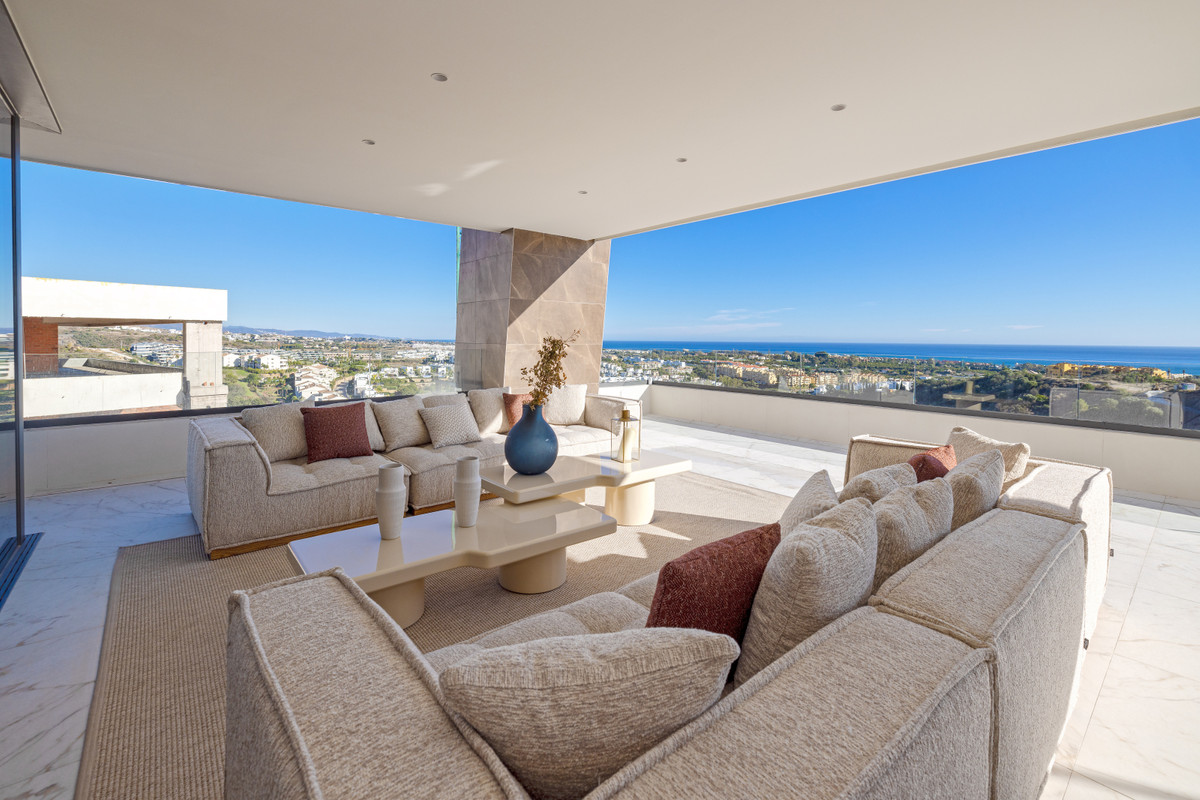 Balcon del Mediterraneo – New Golden Mile - covered terrace lounge with panoramic sea and coastline views