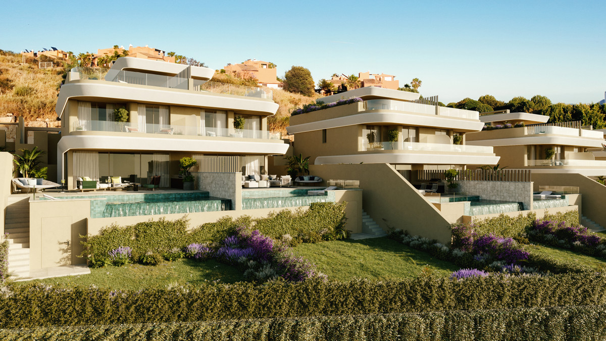 Beyond Homes – Estepona - luxury terraced villas with infinity pools, landscaped gardens and hillside views